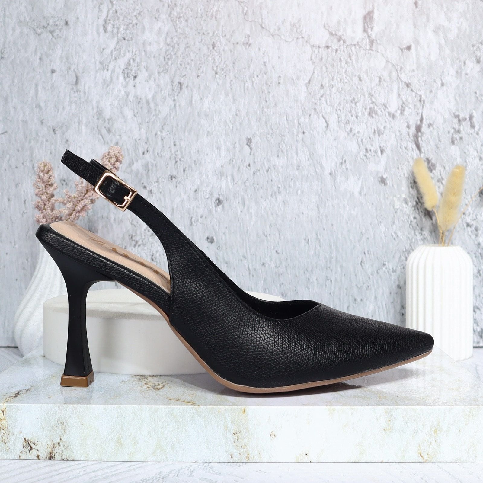 Tacon negrobarza liso para mujer 2577-Z134