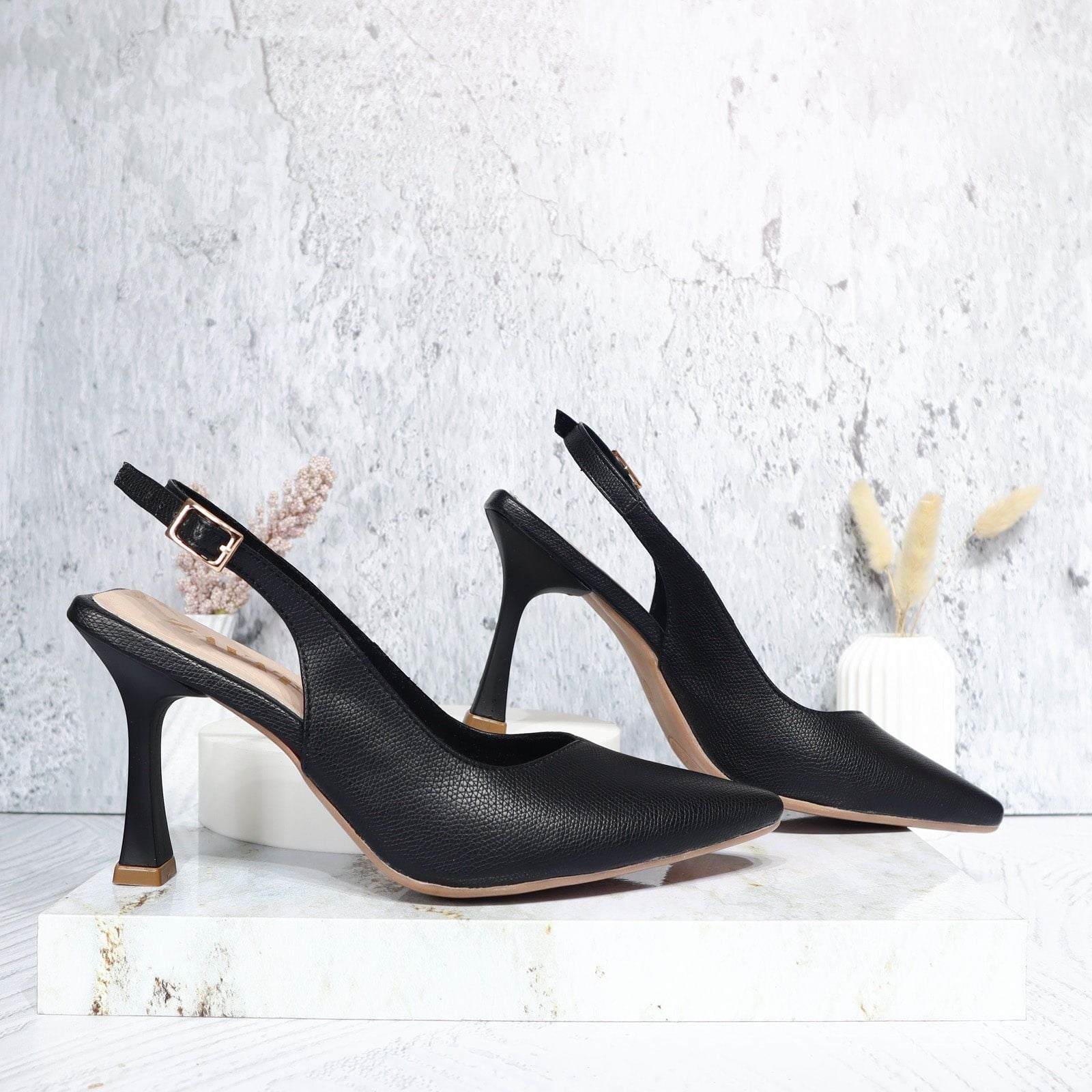 Tacon negrobarza liso para mujer 2577-Z134