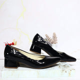 Tacon negro charol para mujer 324138-Z132