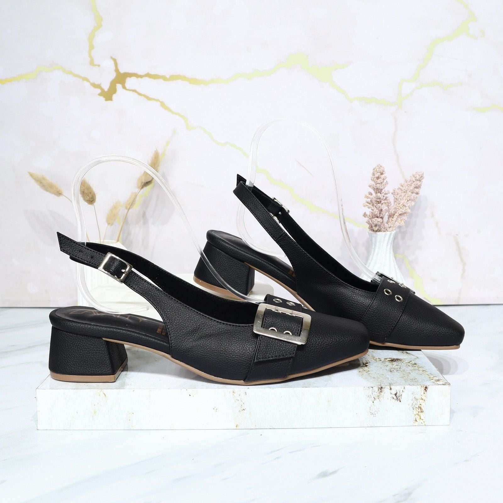Tacon negro para mujer 448-Z610