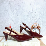 Tacon vinotinto para mujer 5053-1-Z148