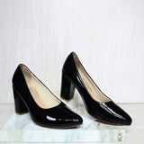 Tacon 7 1/2 negro charol para mujer 724138-Z132