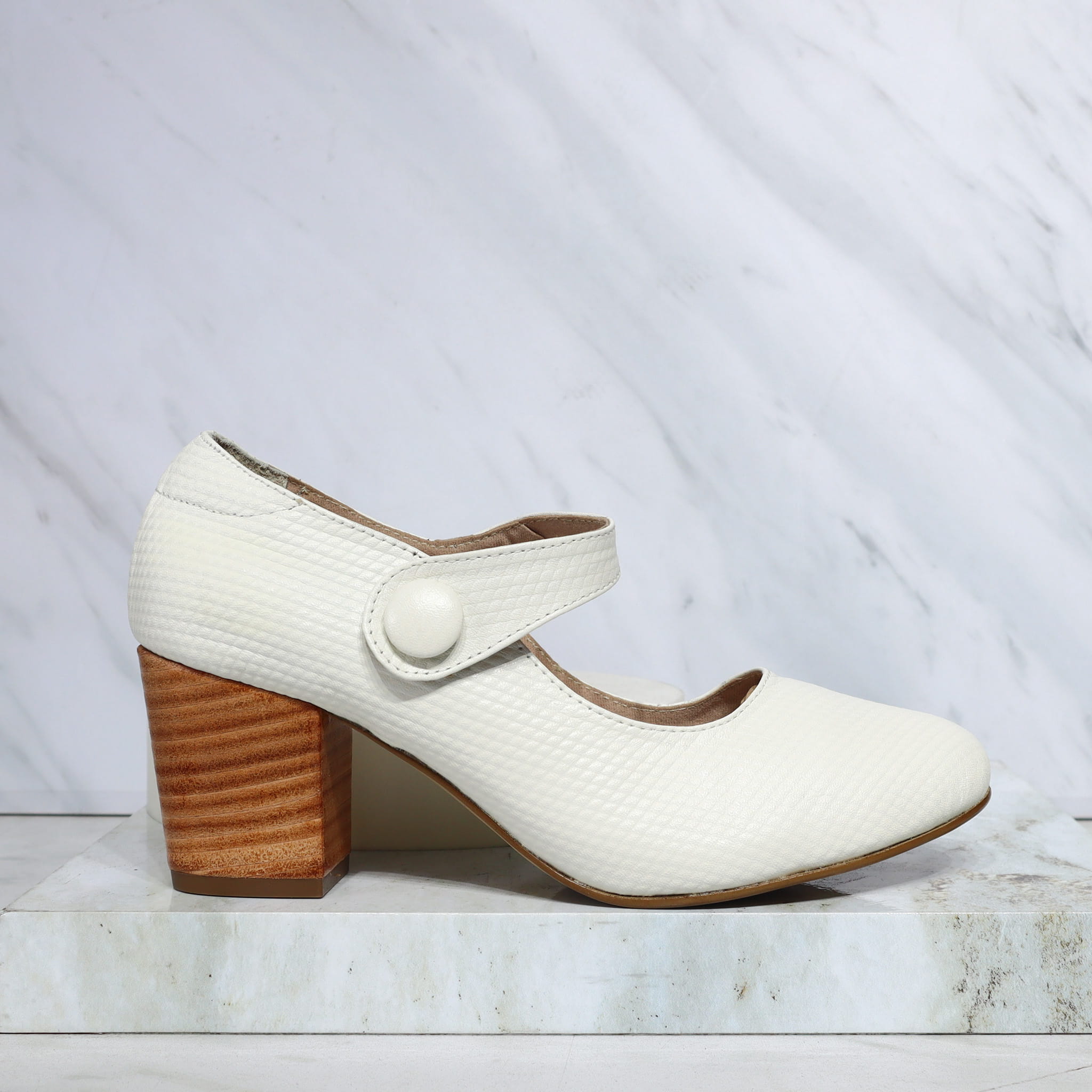 Tacon talco cuero para mujer H-SOL