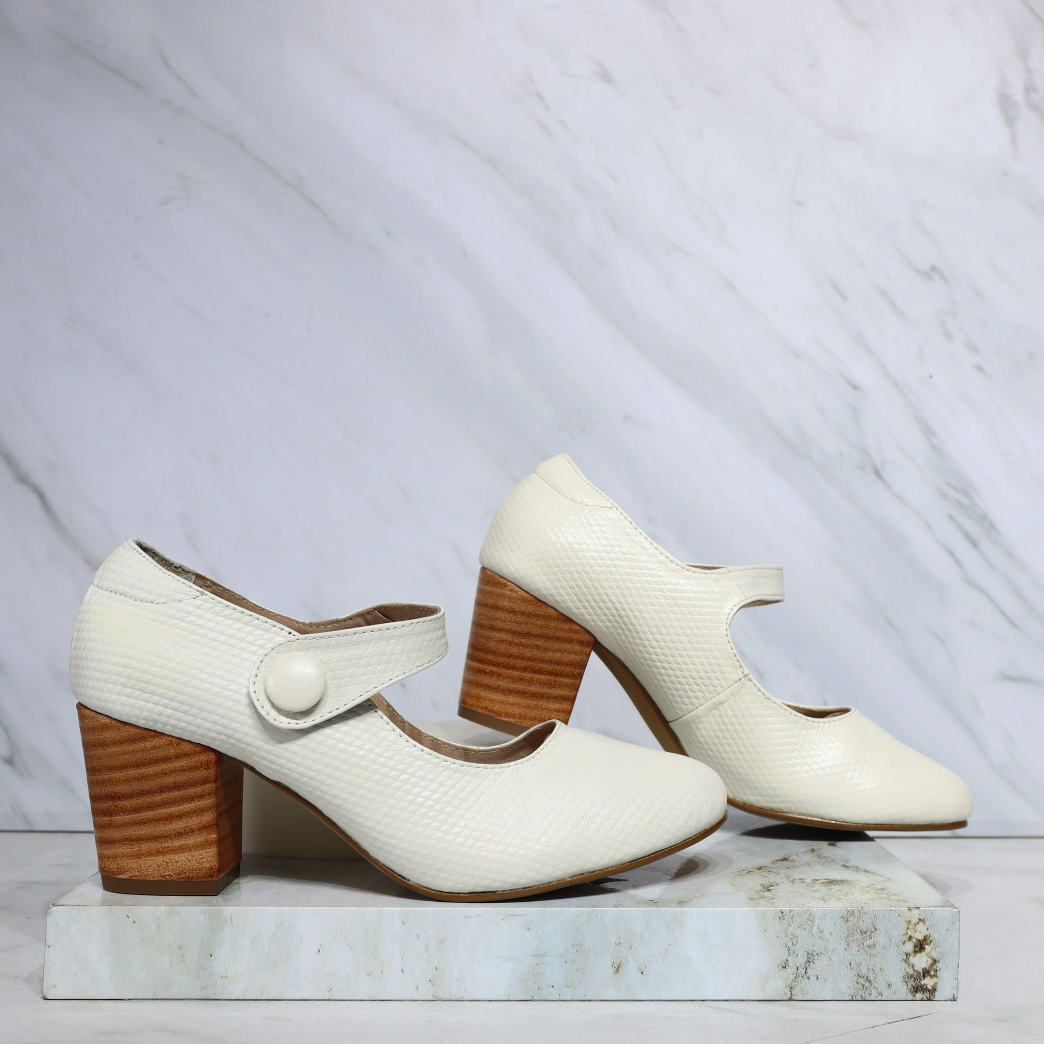 Tacon talco cuero para mujer H-SOL