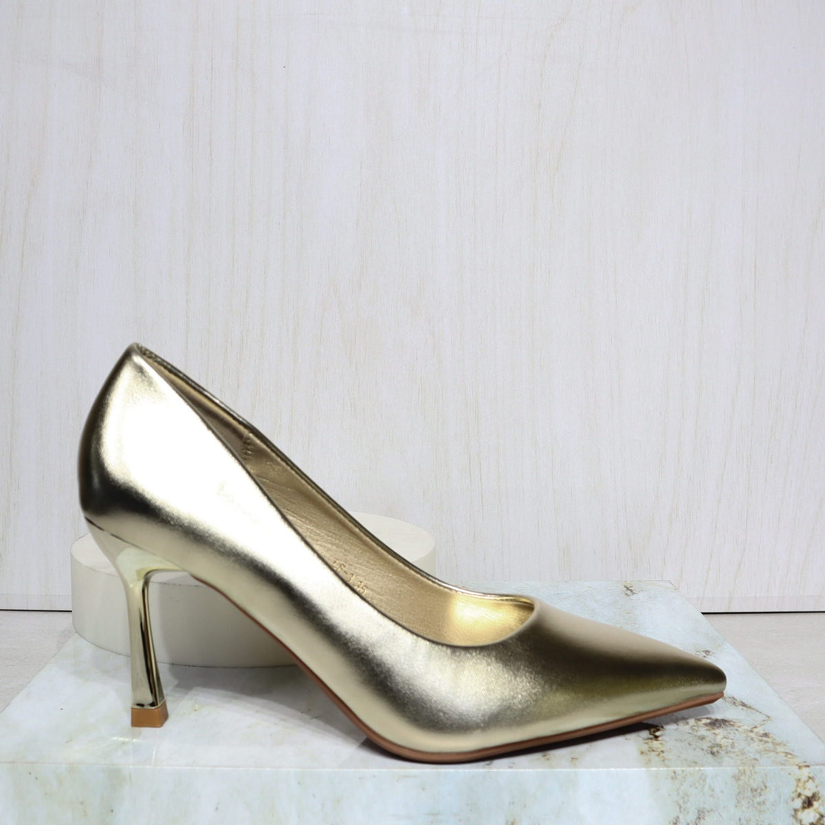 Tacon champaña para mujer LE3-Z634