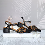 Baleta negro x pelo cuero para mujer P30-Z06