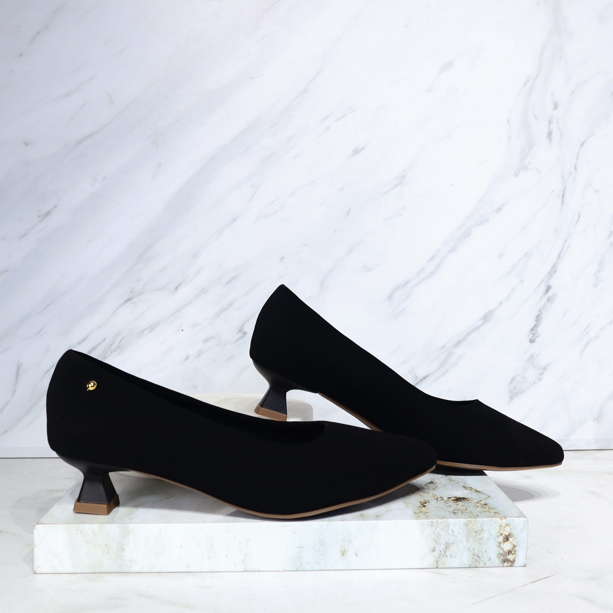 Tacon negro nobuck para mujer PI226-Z610