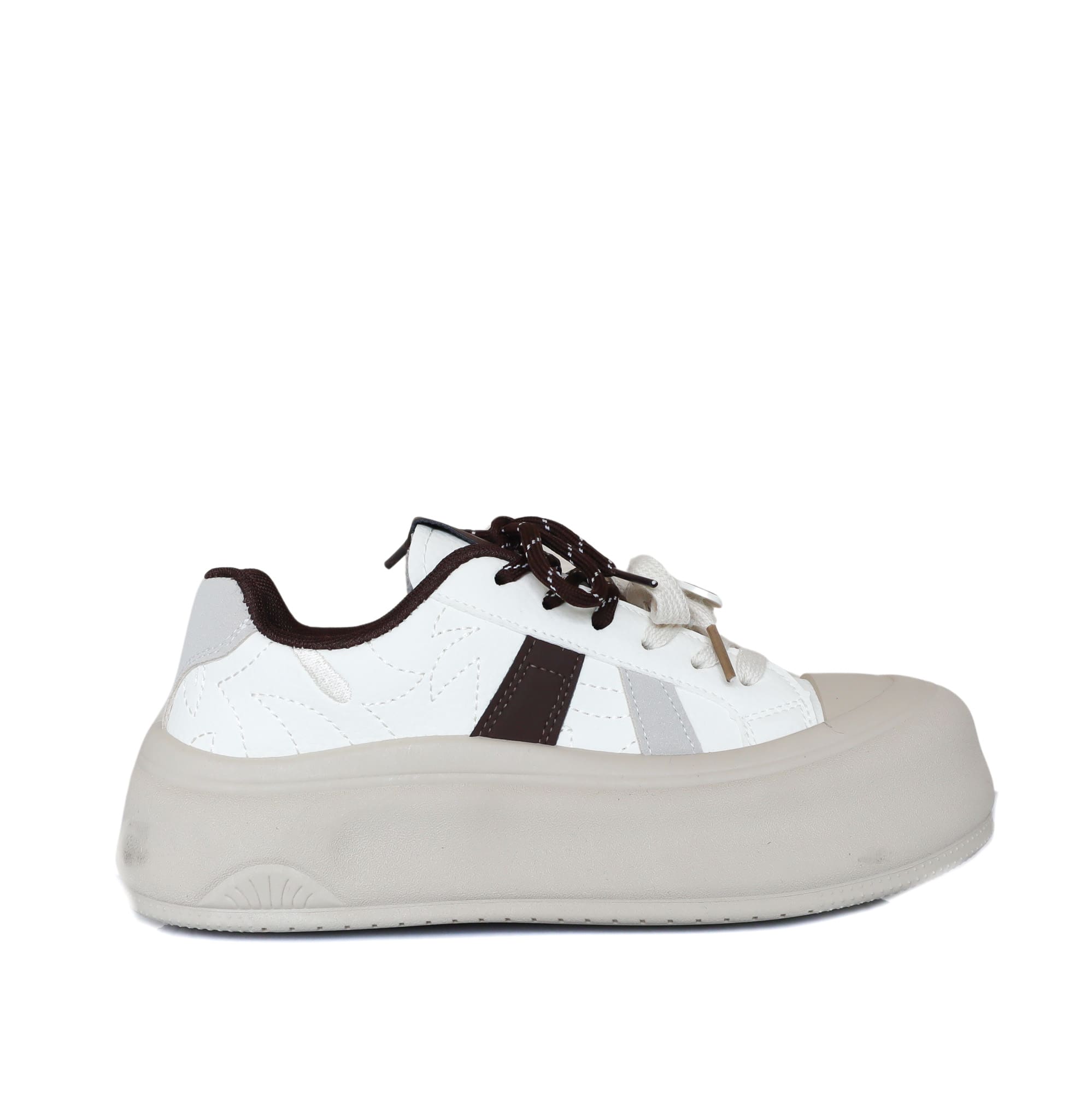 Tenis blanco talco para mujer 092-Z329