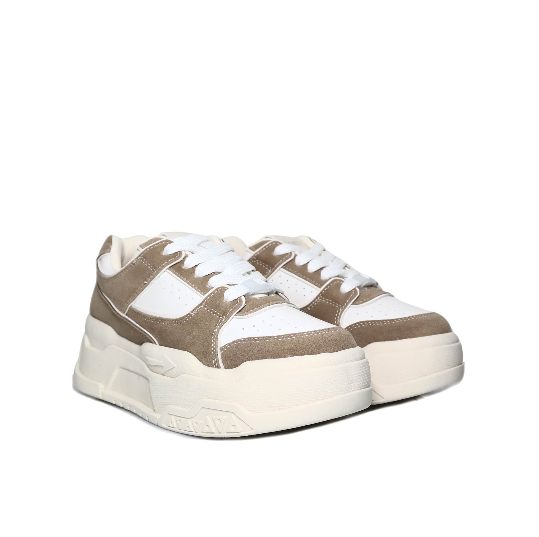 Tenis beigexcamel para mujer 174-Z287