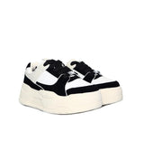 Tenis beige x negro para mujer 174-Z287