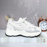 Tenis blanco x plata para mujer 193-Z287