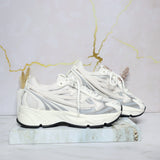 Tenis blanco x plata para mujer 193-Z287