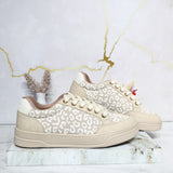 Tenis beige para mujer 233-Z273