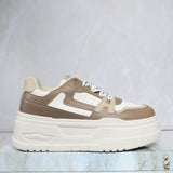 Tenis beigexkaki para mujer 250510-Z477