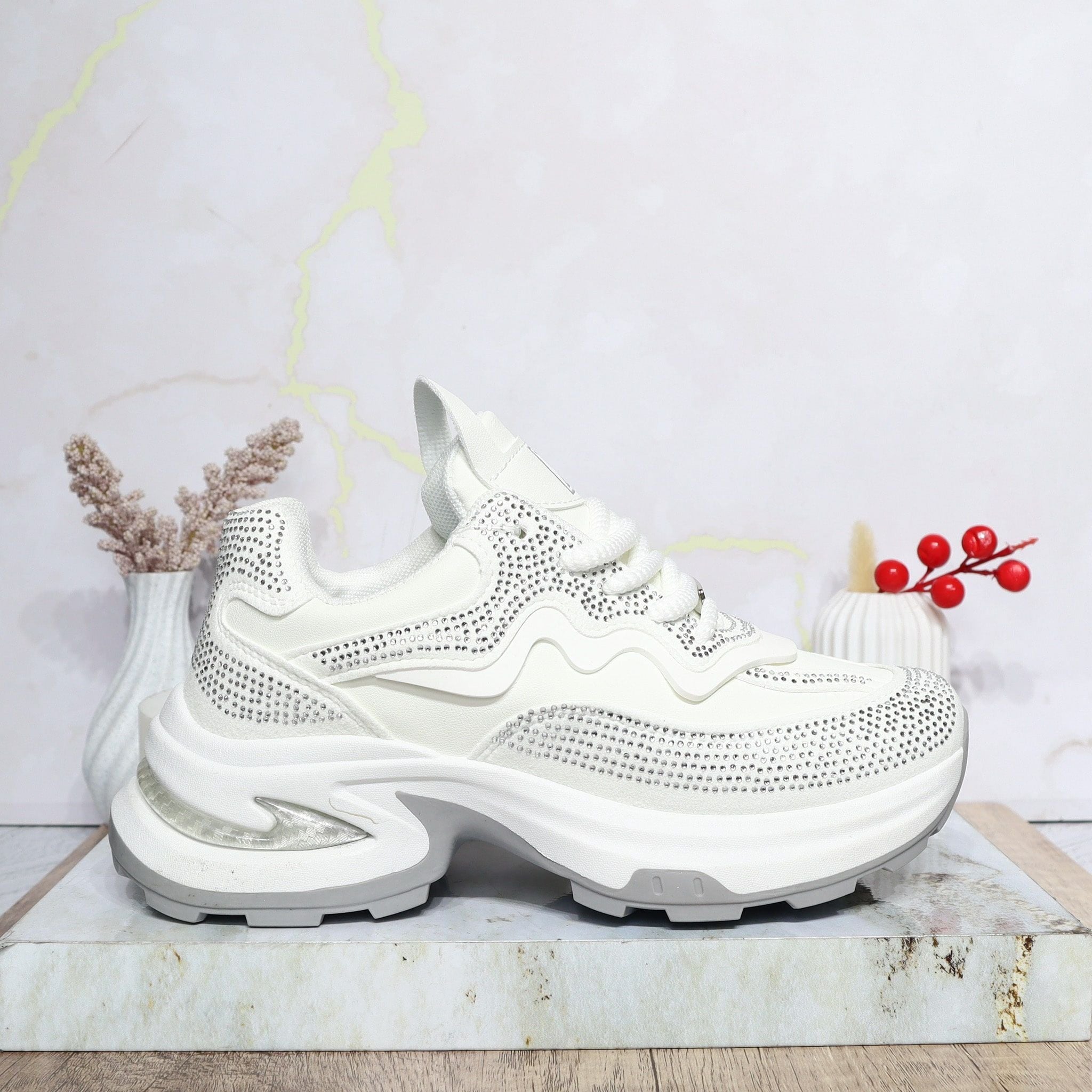 Tenis blanco para mujer 250513-Z477