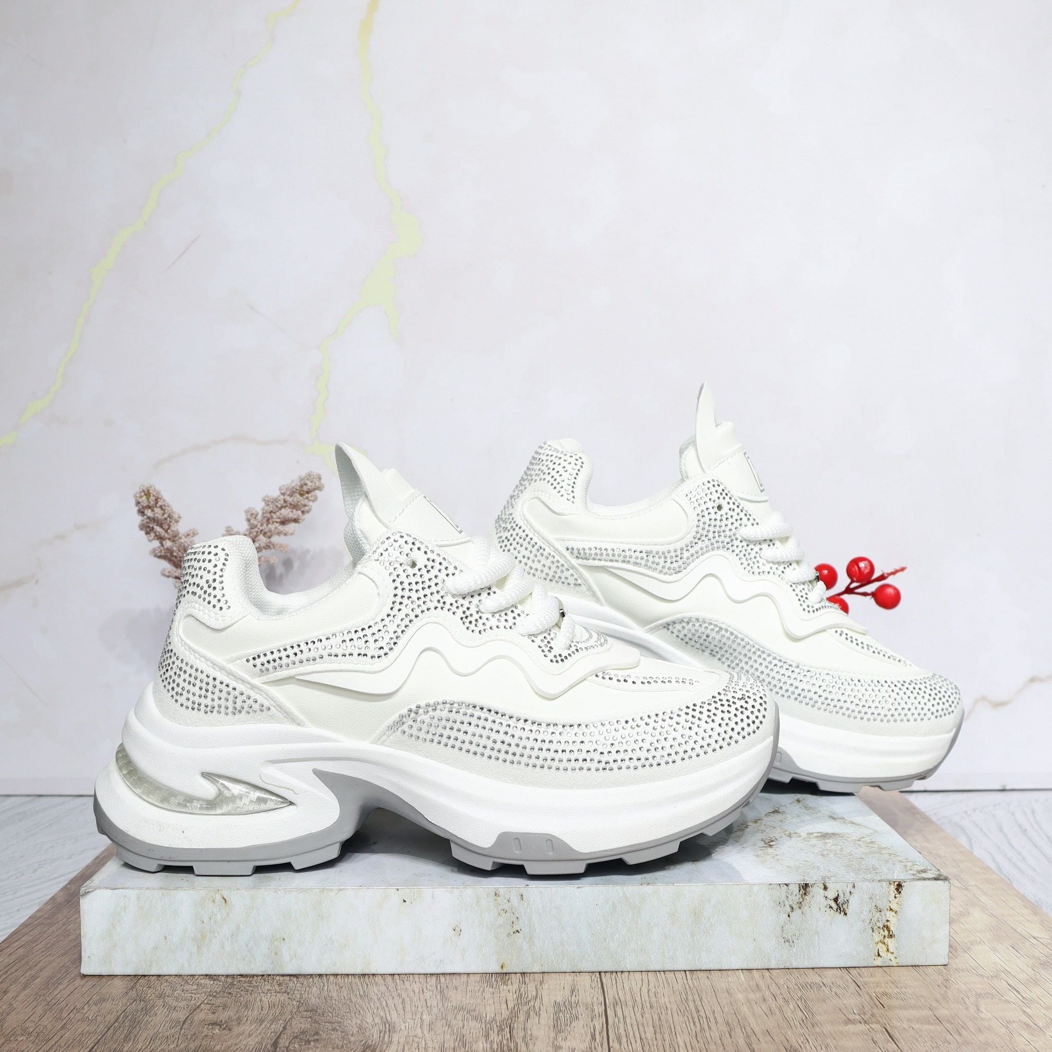 Tenis blanco para mujer 250513-Z477