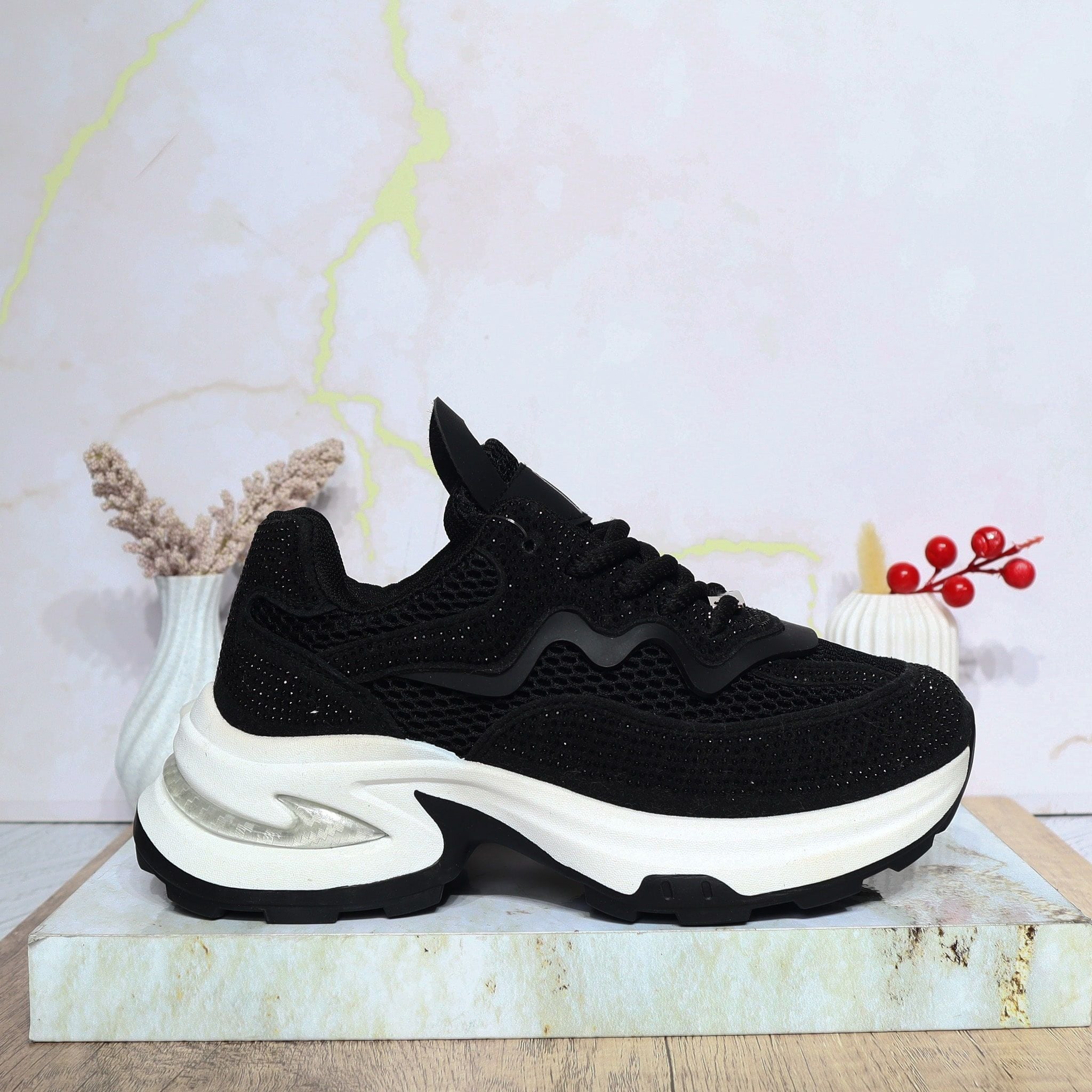 Tenis negro para mujer 250513-Z477