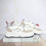 Tenis blanco x gris para mujer 25053-Z477