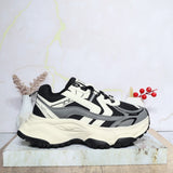 Tenis negro x gris para mujer 25058-Z477