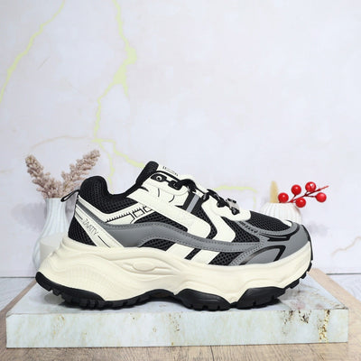 Tenis negro x gris para mujer 25058-Z477