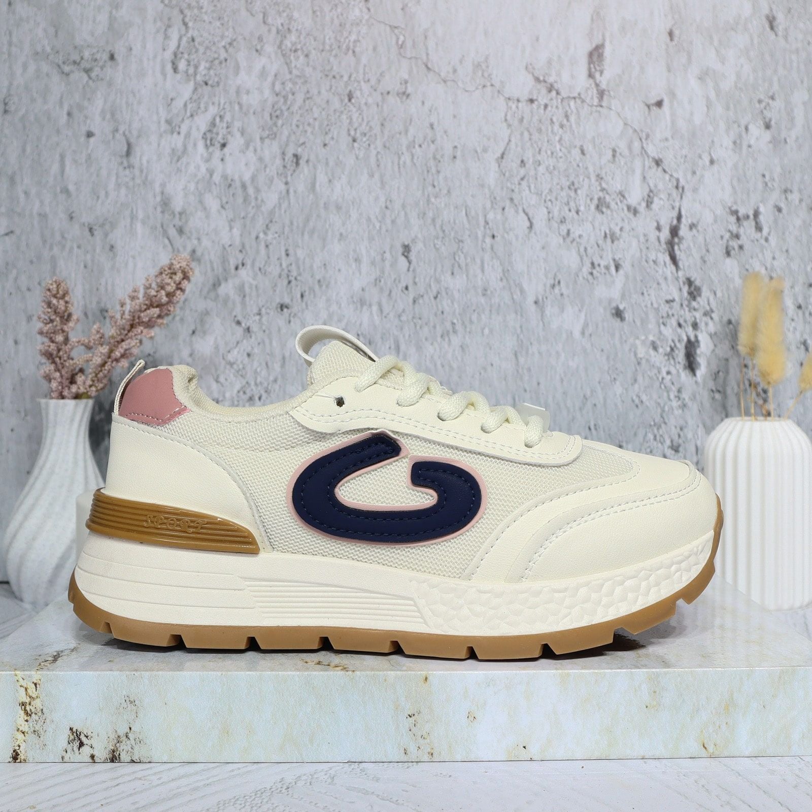 Tenis talco x azul para mujer 2560-Z630