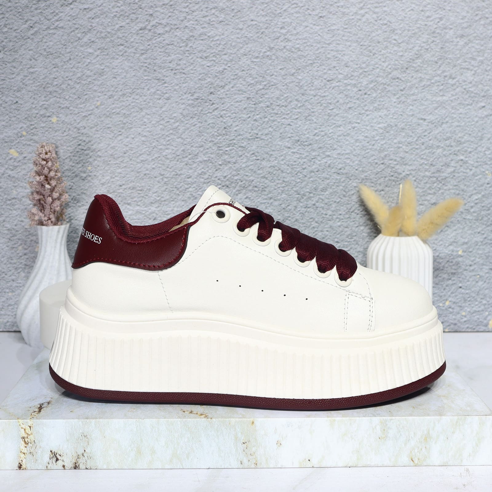 Tenis talco x vinotinto para mujer 2571-Z786