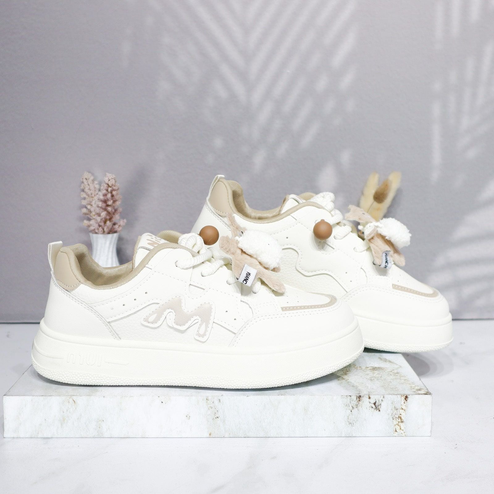 Tenis talco x beige para mujer 2583-Z786