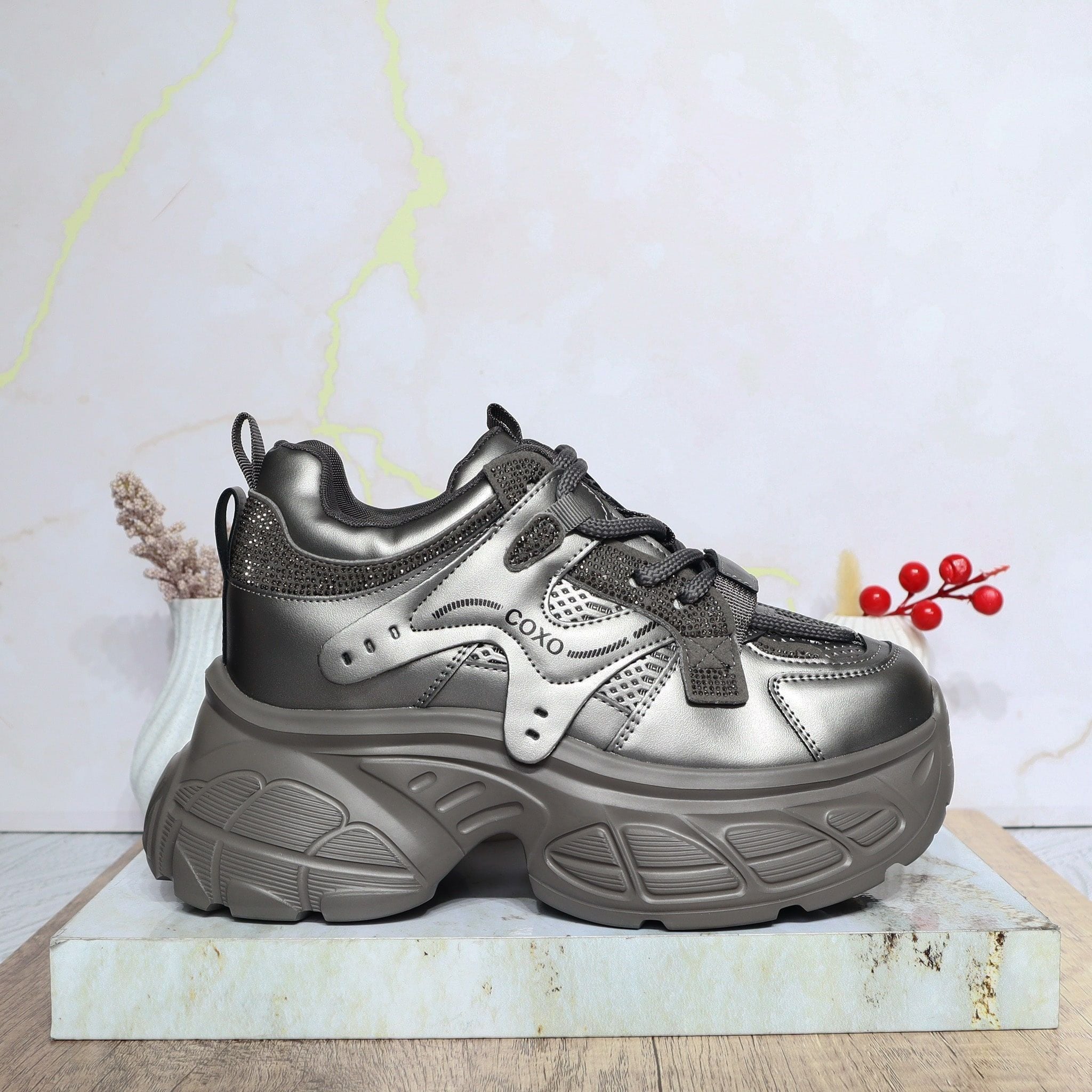 Tenis plomo para mujer 2596-Z631