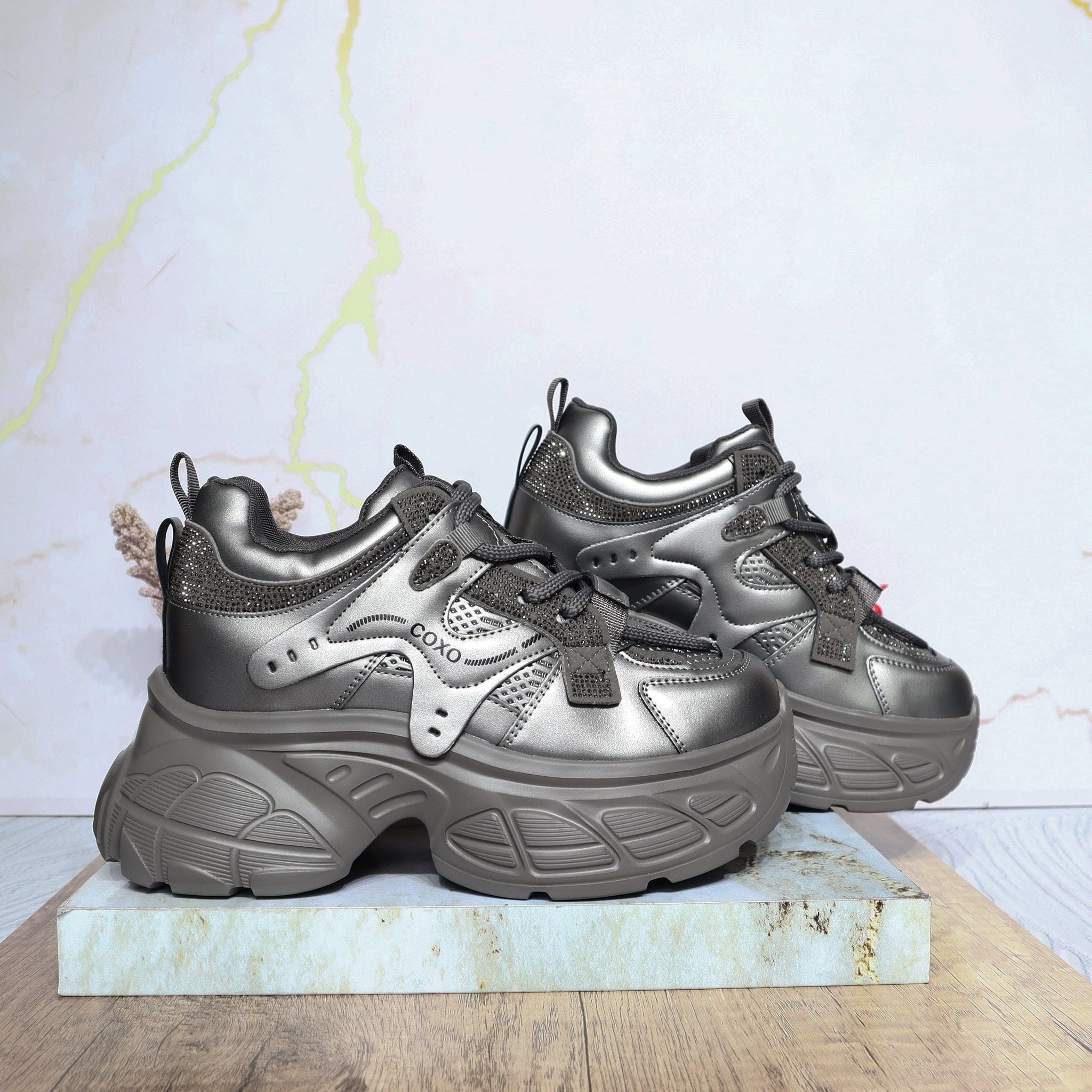 Tenis plomo para mujer 2596-Z631