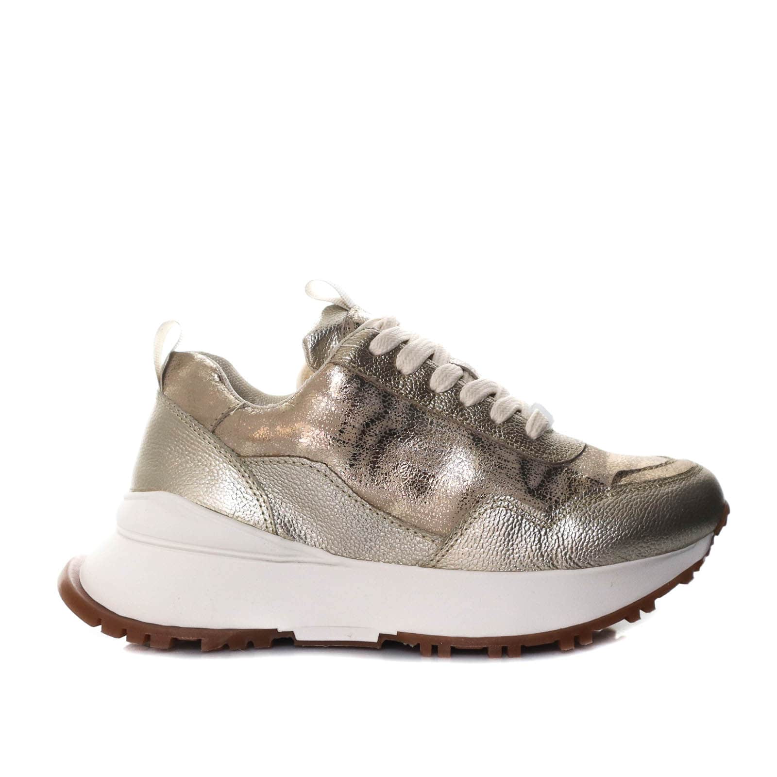 Tenis champaña para mujer 511-Z475