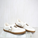 Tenis blanco x dorado para mujer 9055-Z802