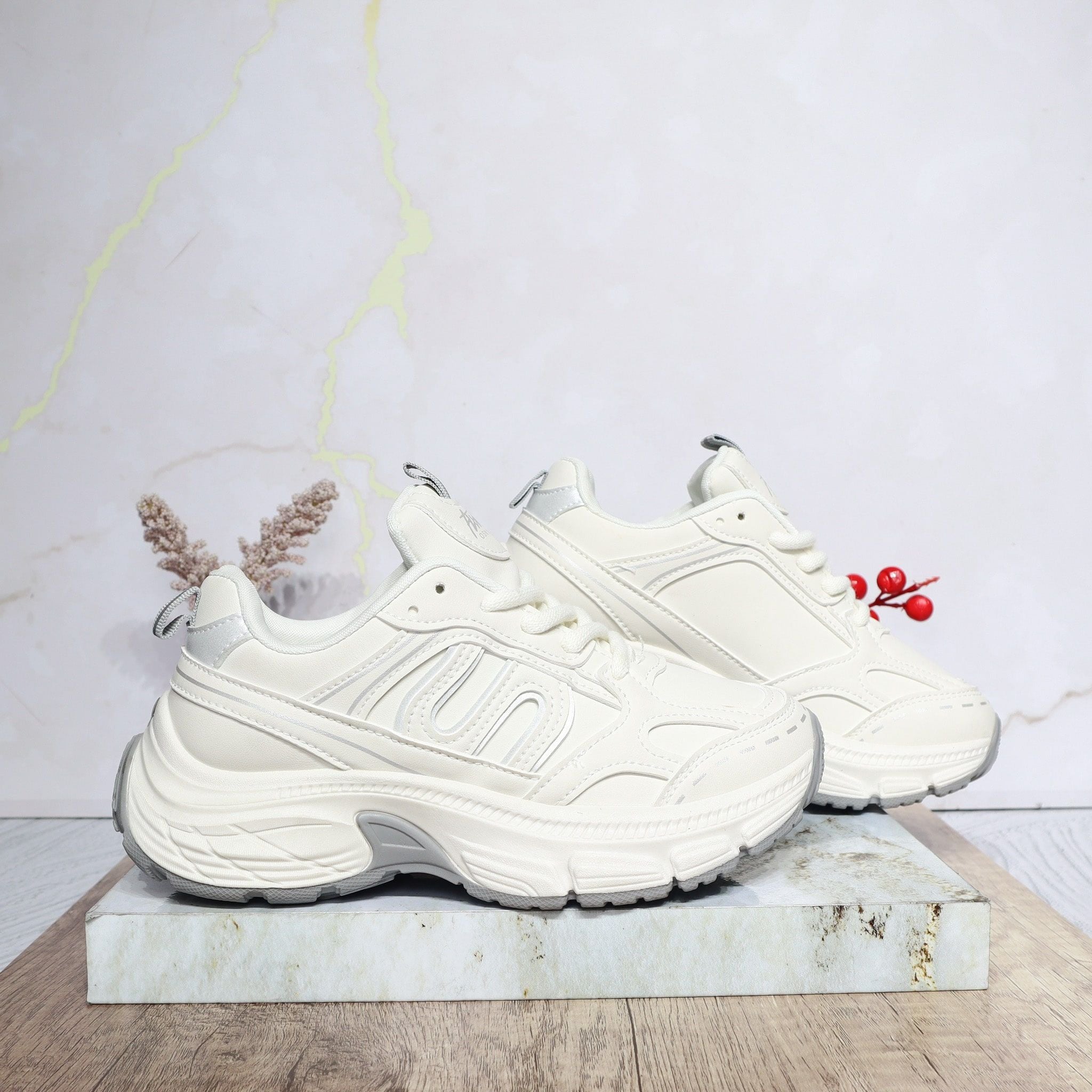 Tenis gris para mujer ABE602-Z634