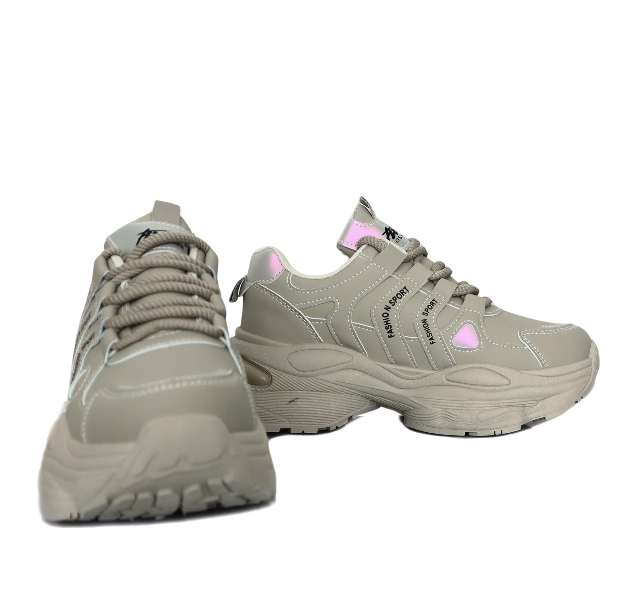 Tenis gris para mujer G16-Z403