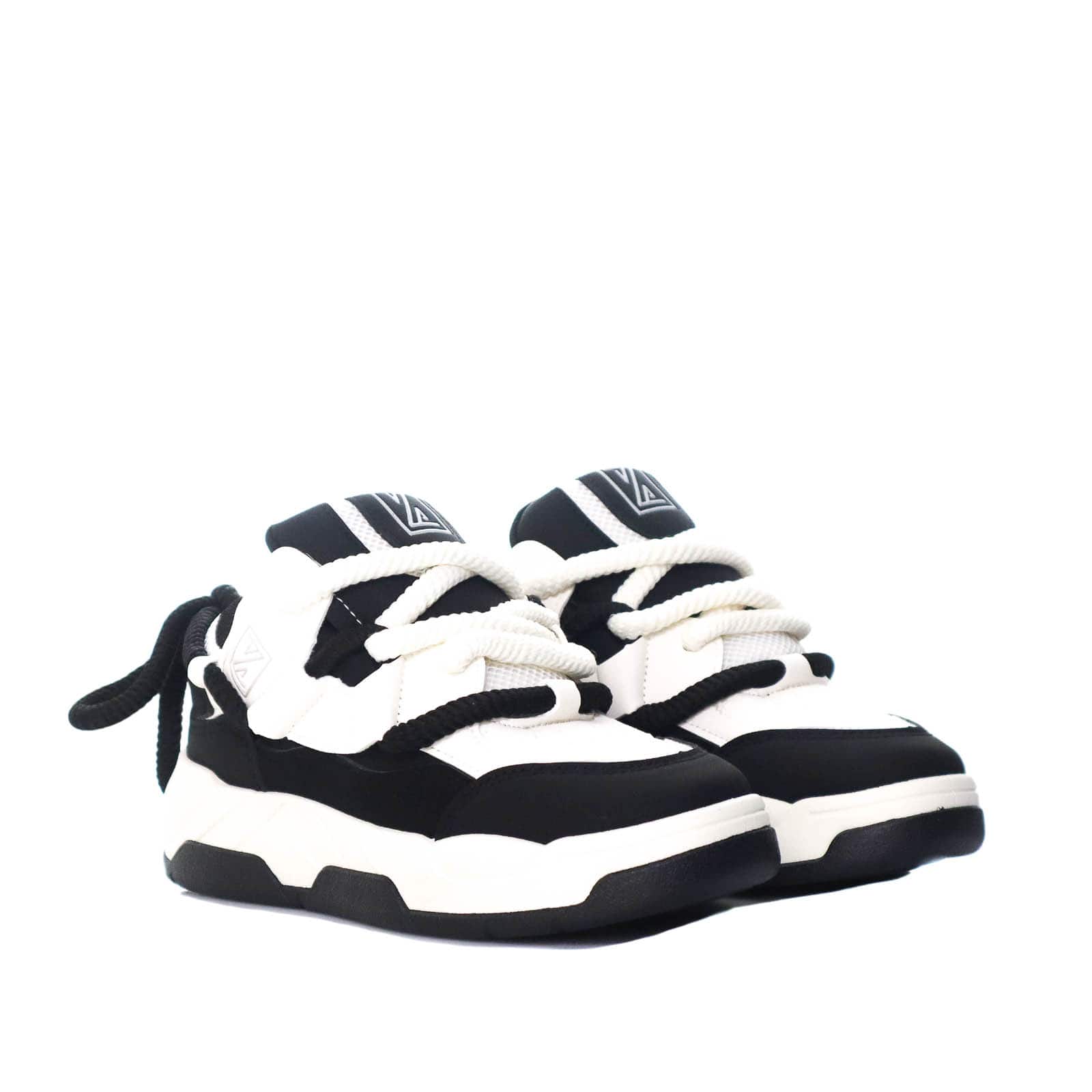 Tenis blanco x negro para mujer KF05-Z398