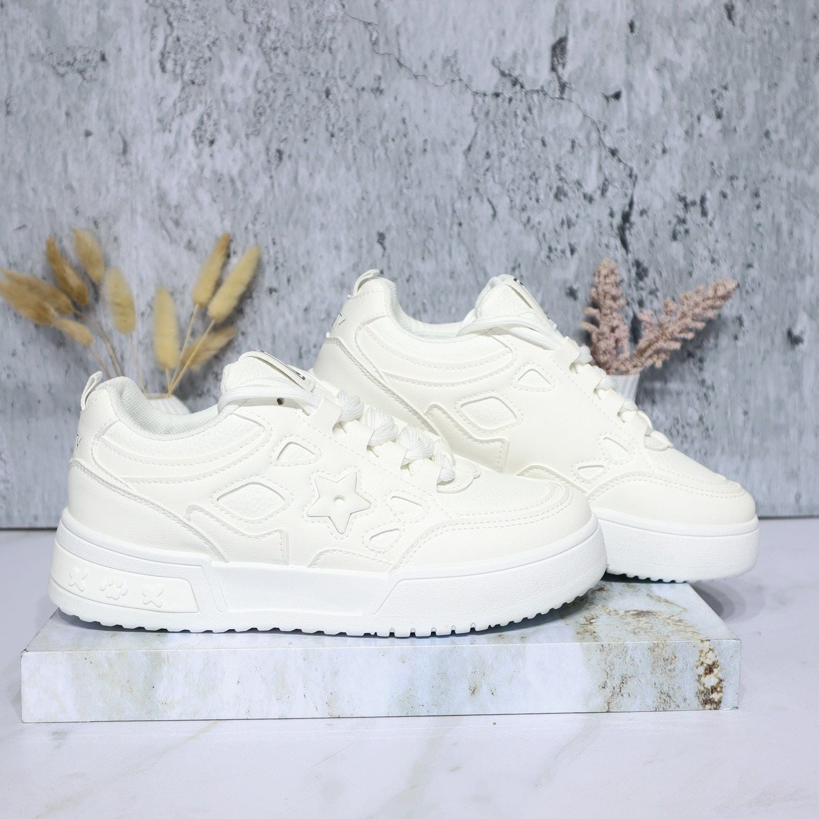 Tenis blanco para mujer KF09-Z477