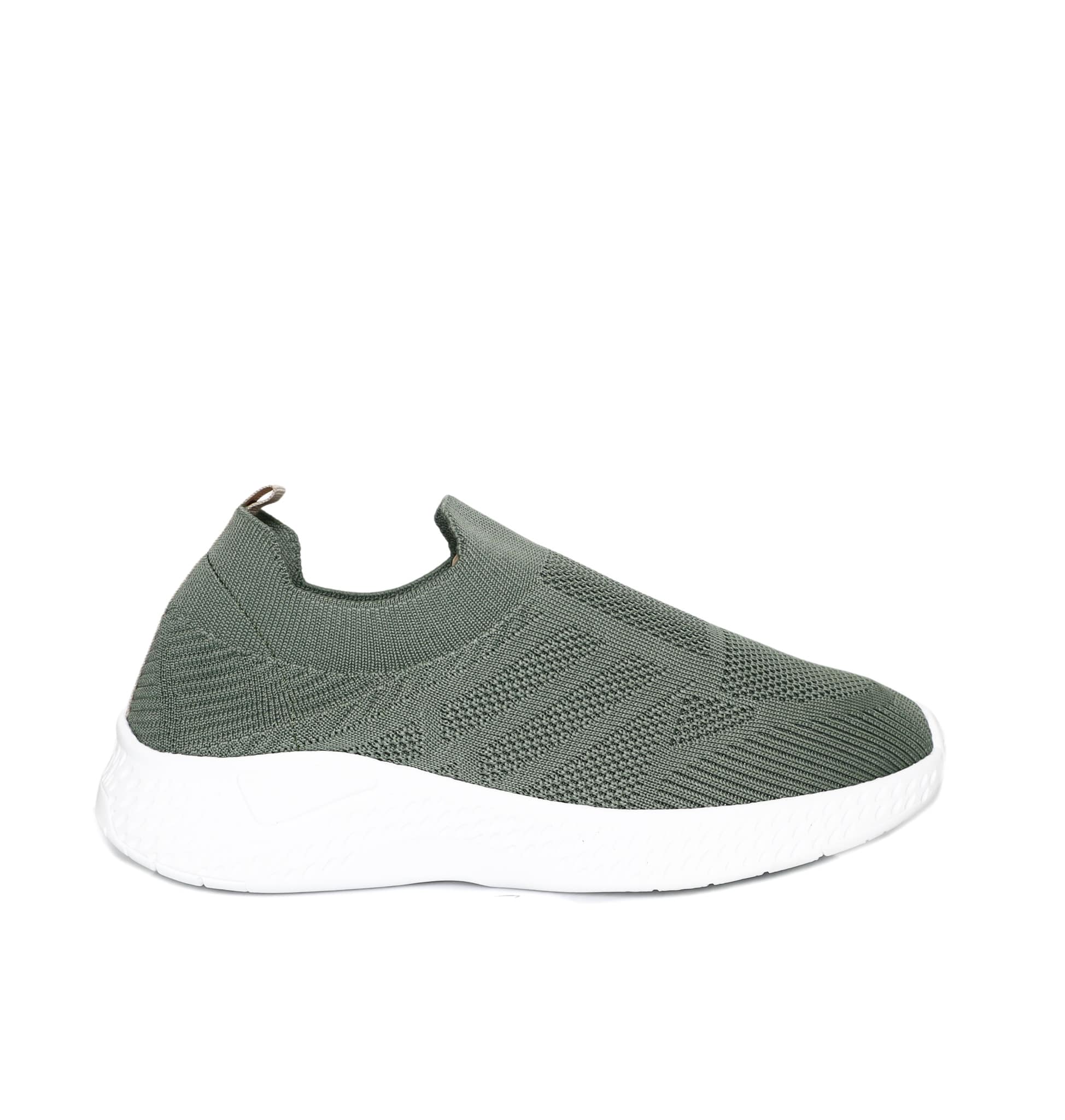 Tenis verde oliva para mujer P75-Z400