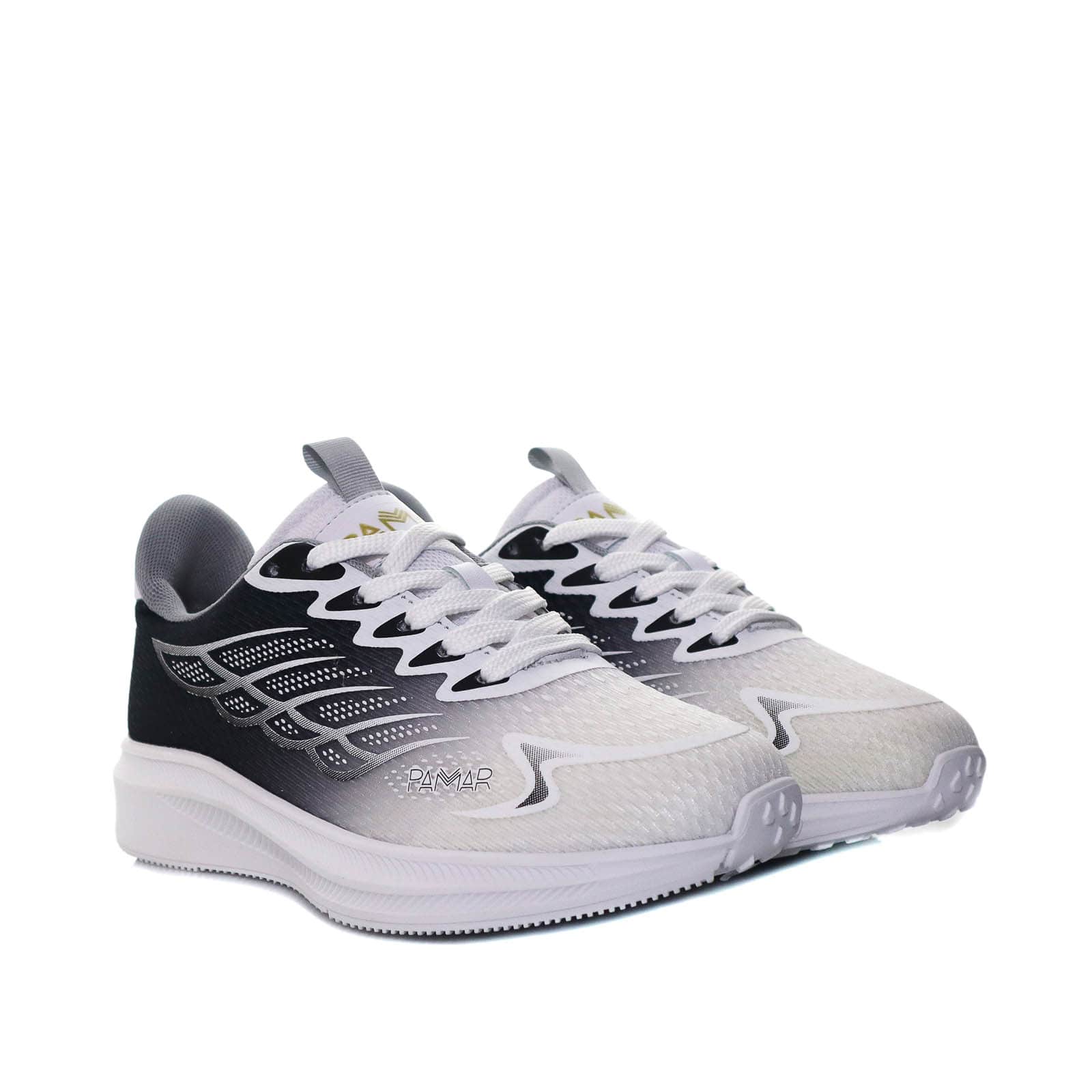 Tenis blanco x negro para mujer P86-Z400