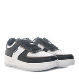 Tenis blanco x negro para mujer TA1014