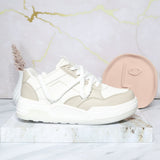 Tenis talco x beige para mujer TA1099