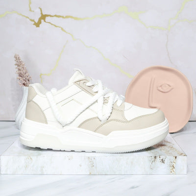 Tenis talco x beige para mujer TA1099