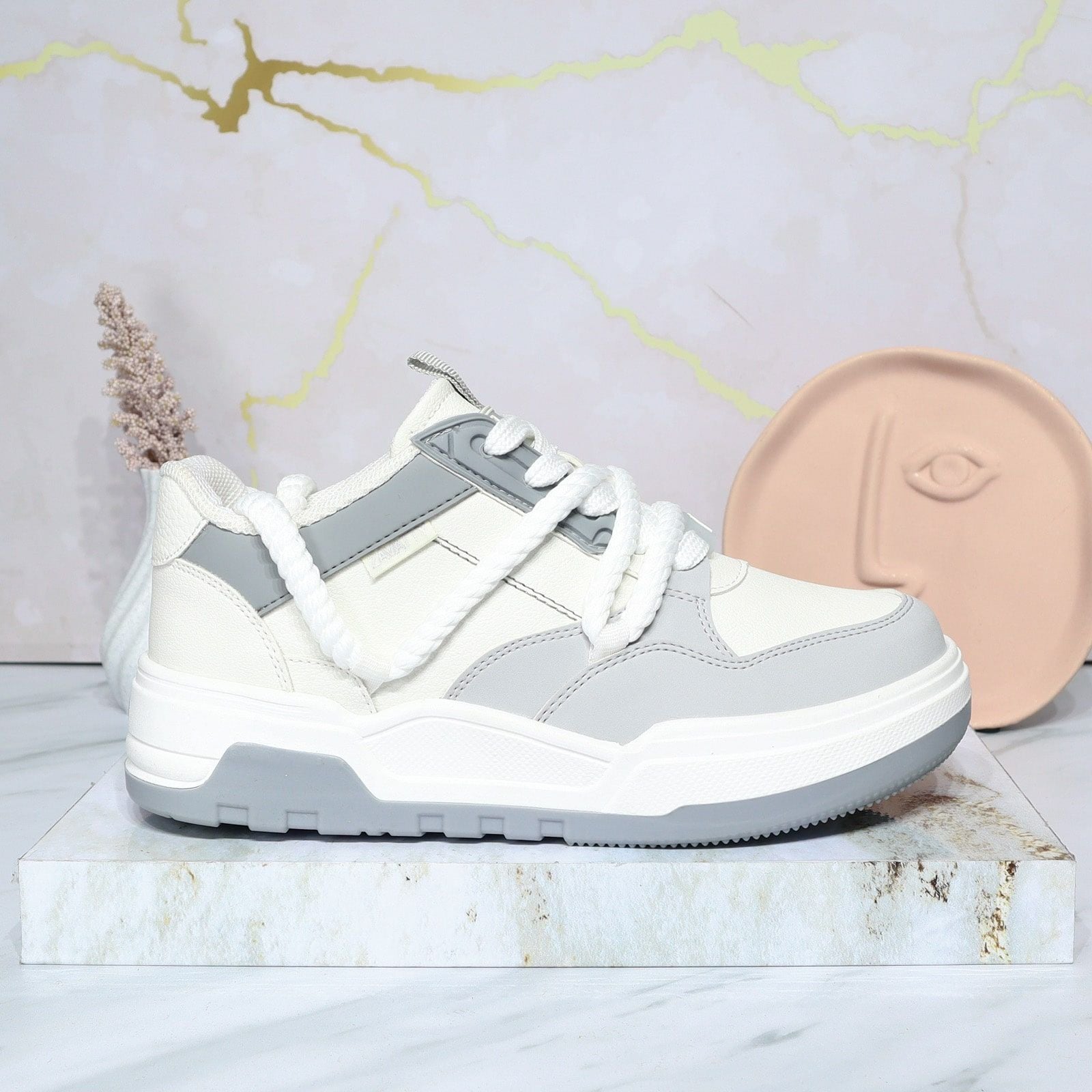 Tenis talco x gris para mujer TA1099