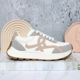 Tenis talcoxgrisxbeige para mujer TA1101
