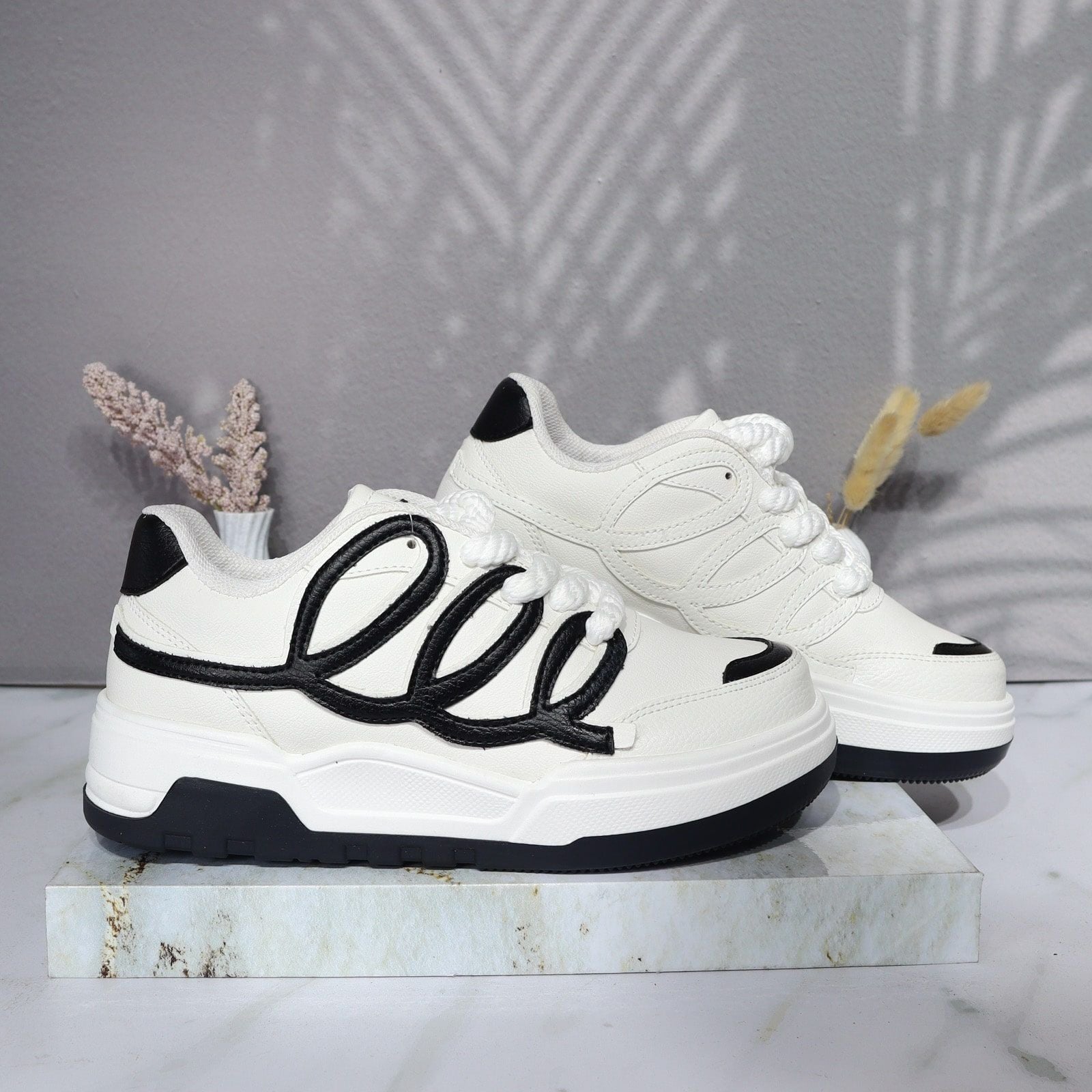Tenis talco x negro para mujer TA1107