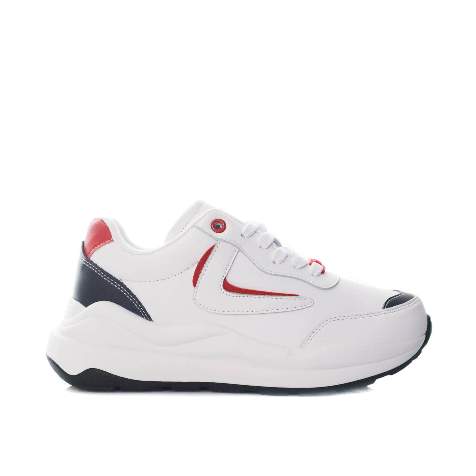 Tenis blanco x azul x rojo para mujer TA967