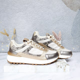 Tenis talco x champaña x plomo para mujer TAC948