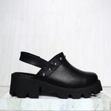 Zueco negro para mujer ATENEA-Z126