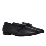 Baleta negro cuero para mujer H-ELA