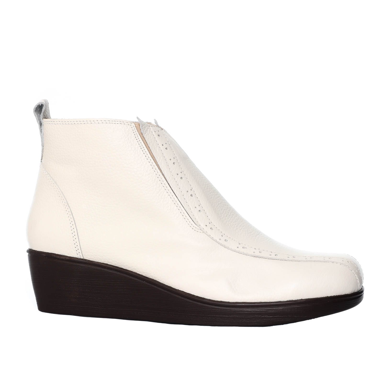 Romulo botin talco cuero para mujer H-ABRIL