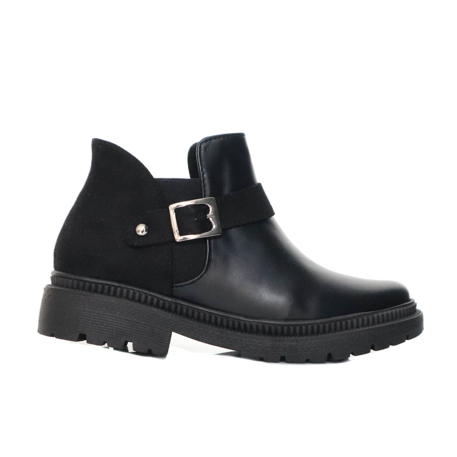 Botin negro para mujer 2424-1-Z628