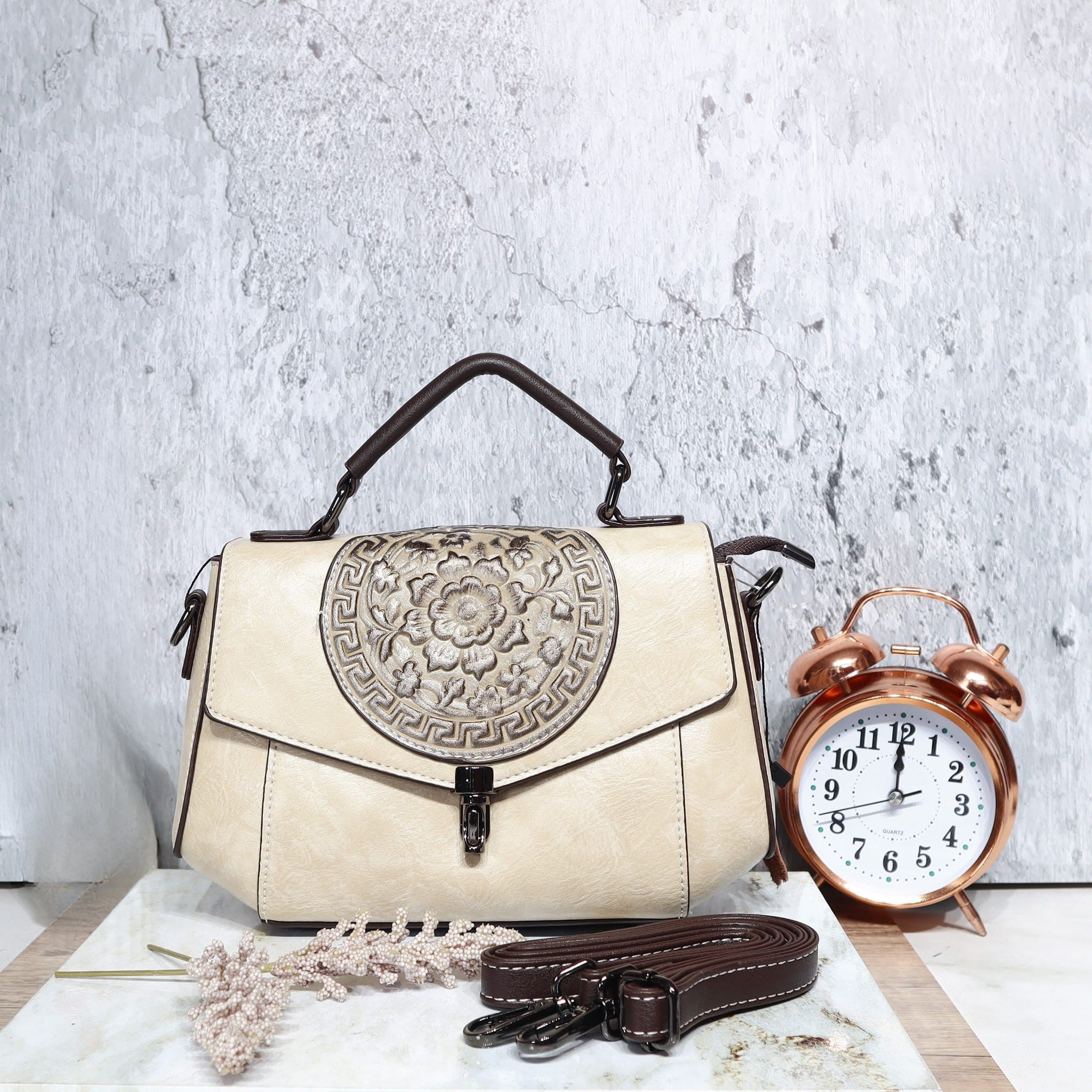 Manos libres para mujer BOLZ1662 BEIGE